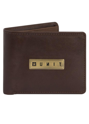 UNIT - GATES LEATHER WALLET BROWN ONE SIZE