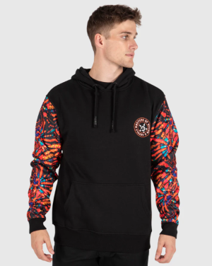 UNIT - KALEIDO HOODIE ORANGE M