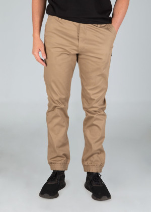 UNIT - ROCKBOTTOM CUFFED PANT KHAKI 30/32