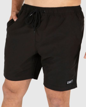 UNIT - BLOCK SHORTS BLACK