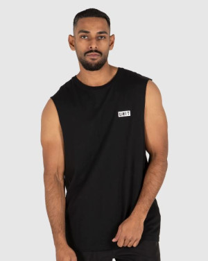 UNIT - CASE MUSCLE TANK BLACK