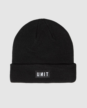 UNIT - STACK BEANIE BLACK