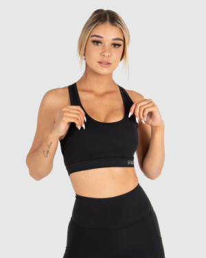 UNIT - CONTROL LADIES SPORTS BRA BLACK