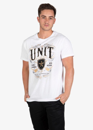 UNIT - CONTRIBUTE TEE WHITE L