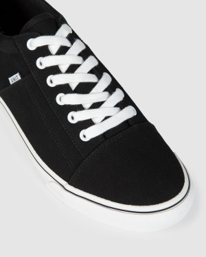 UNIT - ESTATE CANVAS SHOE BLACK/WHITE