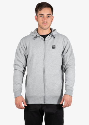 UNIT - VITAL ZIP HOODIE GREY MARL