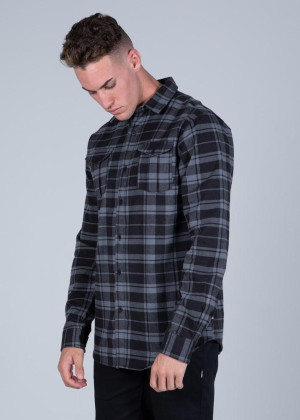 UNIT - WOODFORD FLANNEL CHARCOAL