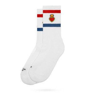 AMERICAN SOCKS - HEART ON FIRE MID HIGH ONE SIZE