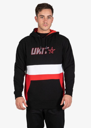 UNIT - EXPRESS HOODIE BLACK RED