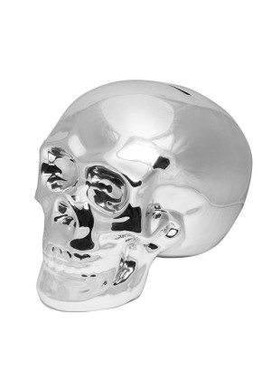 UNIT - SLAVINGS SKULL MONEY BOX SILVER