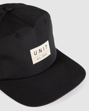 UNIT - COURTZ SNAPBACK CAP BLACK