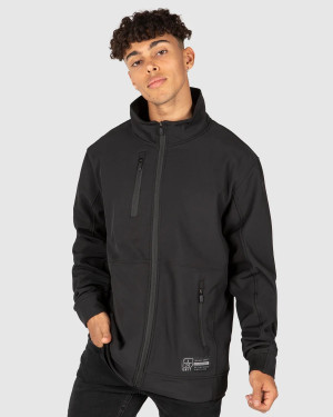 UNIT - FACTOR JACKET (SOFT SHELL) BLACK