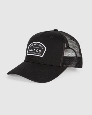 UNIT - DISPATCH TRUCKER CAP BLACK ONE SIZE