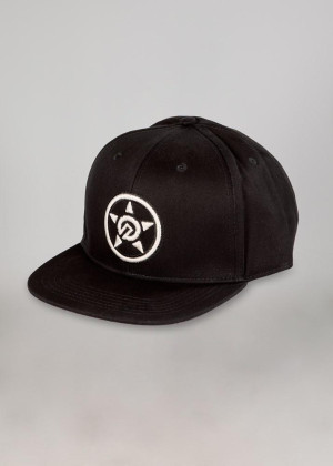 UNIT - MOBSTER FLAT PEAK SNAPBACK BLACK ONE SIZE