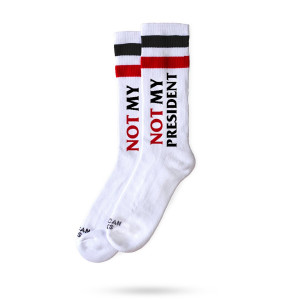 AMERICAN SOCKS - NOT MY PRESIDENT MID HIGH  ONE SIZE