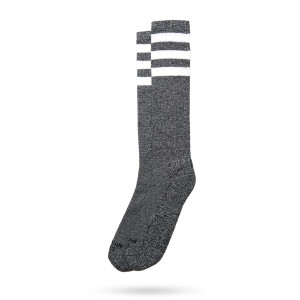 AMERICAN SOCKS - WHITE NOISE KNEE HIGH ONE SIZE